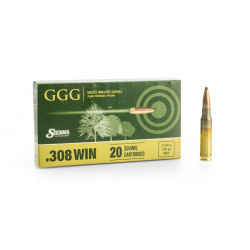 Amunicja GGG kal .308 Win 180gr/11,66g Sierra SBT
